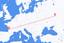 Flights from Lipetsk, Russia to Bordeaux, France