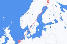 Lennot Rotterdamista, Alankomaat Rovaniemelle, Suomi
