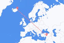 Flights from from Egilsstaðir to Kahramanmaraş