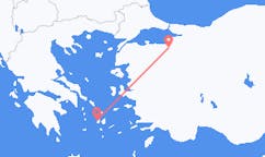 Flights from Bursa, Turkey to Parikia, Greece