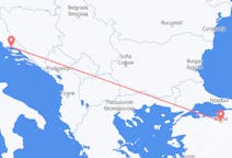 Flyg från Bursa till Split