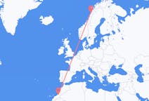 Vols depuis la ville de Guelmim vers la ville de Bodø