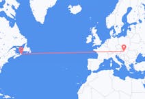 Flyreiser fra Sydney i Nova Scotia, til Budapest