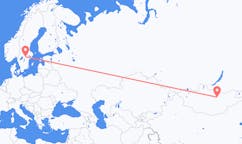 Loty z Ułan Bator, Mongolia do hrabstwa Örebro, Szwecja