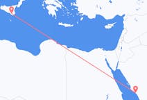 Flights from Yanbu, Saudi Arabia to Comiso, Italy
