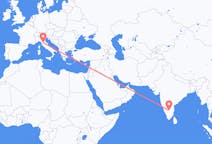 Flyg från Bangalore, Indien till Florens, Italien