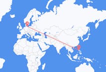 Flyrejser fra Manila, Filippinerne til Rostock, Tyskland