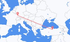 出发地 土耳其出发地 托卡特目的地 法国斯特拉斯堡的航班