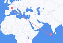 Flights from Kudahuvadhoo, Maldives to Montpellier, France
