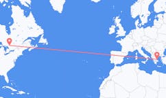 Flyrejser fra North Bay, Canada til Skiathos, Grækenland