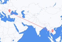 Flights from Siem Reap to Bucharest
