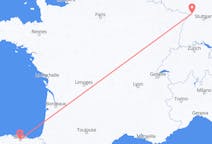 Flyreiser fra Karlsruhe, Tyskland til Bilbao, Spania