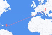 Flyrejser fra Nevis, Saint Kitts og Nevis til Timișoara, Rumænien