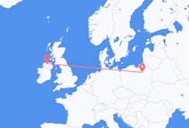 Flights from Derry, the United Kingdom to Szymany, Szczytno County, Poland