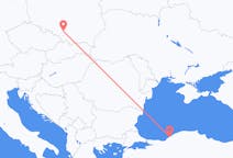 Flyreiser fra Zonguldak, til Katowice