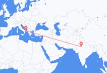 Flyrejser fra Jaipur, Indien til Brindisi, Italien