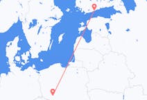 Flights from Helsinki, Finland to Wrocław, Poland