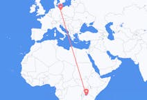 Flyg från Mwanza, Tanzania till Berlin, Maryland, Tyskland