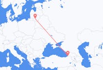 Loty z Batumi, Gruzja do Kowno, Litwa