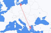 Vols de Szczecin, Pologne pour Athènes, Grèce