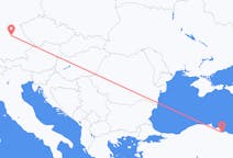 Flyrejser fra Nürnberg, Tyskland til Samsun, Tyrkiet