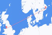 Flüge von Liverpool, England nach Stockholm, Schweden