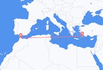 Flyrejser fra Tétouan til Rhodes