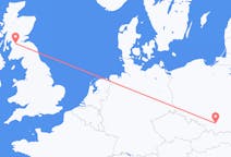 Flyreiser fra Kraków, Polen til Glasgow, Skottland