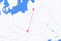Flights from Kaunas in Lithuania to Košice in Slovakia