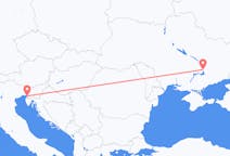 Fly fra Zaporizhia til Trieste