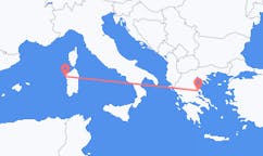 Flights from Alghero, Italy to Volos, Greece