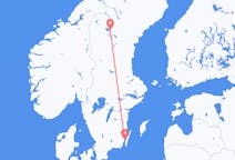 Voli da Kalmar, Svezia a Östersund, Svezia