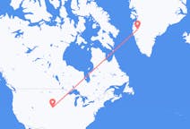 来自美国北普拉特目的地 格陵兰坎格鲁斯苏克的航班
