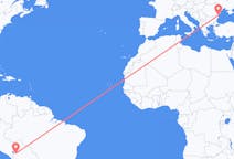 Flyreiser fra La Paz, Bolivia til Constanta, Romania