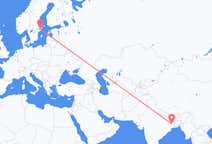 Flyreiser fra Durgapur, til Stockholm