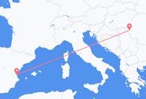 Flights from Valencia in Spain to Timișoara in Romania