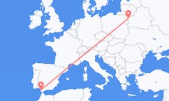 Flights from Grodno, Belarus to Jerez de la Frontera, Spain