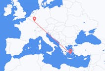 Flyg från Luxemburg, Luxemburg till Naxos, Grekland