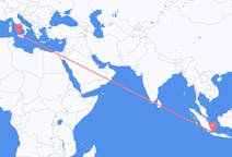 Flyrejser fra Jakarta, Indonesien til Palermo, Italien
