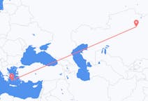 Vols de Noursoultan, le Kazakhstan vers Milos, Grèce