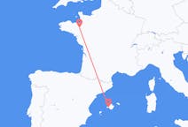 Vluchten van Rennes, Frankrijk naar Palma, Spanje