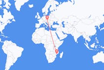 Flyreiser fra Quelimane, Mosambik, til Vienna, Mosambik