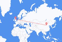 Flights from Baotou, China to Durham, England, the United Kingdom