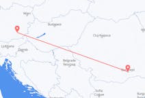 Flyreiser fra Graz, til București