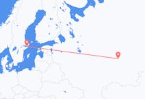 Fly fra Izjevsk til Stockholm