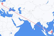Flyg från Balikpapan, Indonesien till Prag, Indonesien