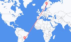 Flyg från Florianópolis, Brasilien till Karleby, Finland