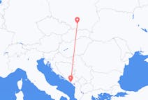 Flyg från Tivat, Montenegro till Kraków, Polen