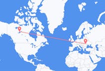 Flyreiser fra Yellowknife, Canada til Suceava, Romania