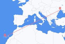 Flyrejser fra Odessa, Ukraine til Tenerife, Spanien